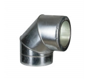 Коліна з оцинкованої сталі термо