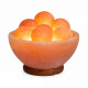Соляна лампа Чаша 7 сфер із гімалайської солі