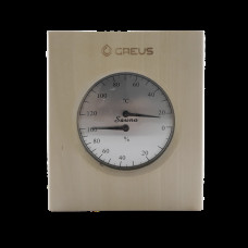 Термогігрометр Greus 16х14,5 липа