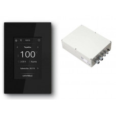 Пульт керування Tulikivi Touch Screen WIFI чорний + релейний блок (4,5-10,5 kW)
