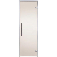 Стеклянная дверь для хамама GREUS Premium 70/190 бронза
