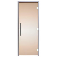 Скляні двері для хамама Termix Exclusive 80/200 бронза 3 петлі