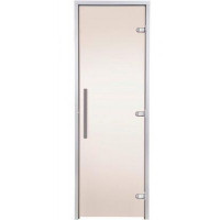 Стеклянная дверь для хамама GREUS Premium 80/200 бронза
