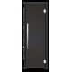 Скляні двері для хамама GREUS Black Edition 80/200 Dark grey