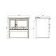 Піч для кухні на дровах Plamen 850 Glas (червона емаль)