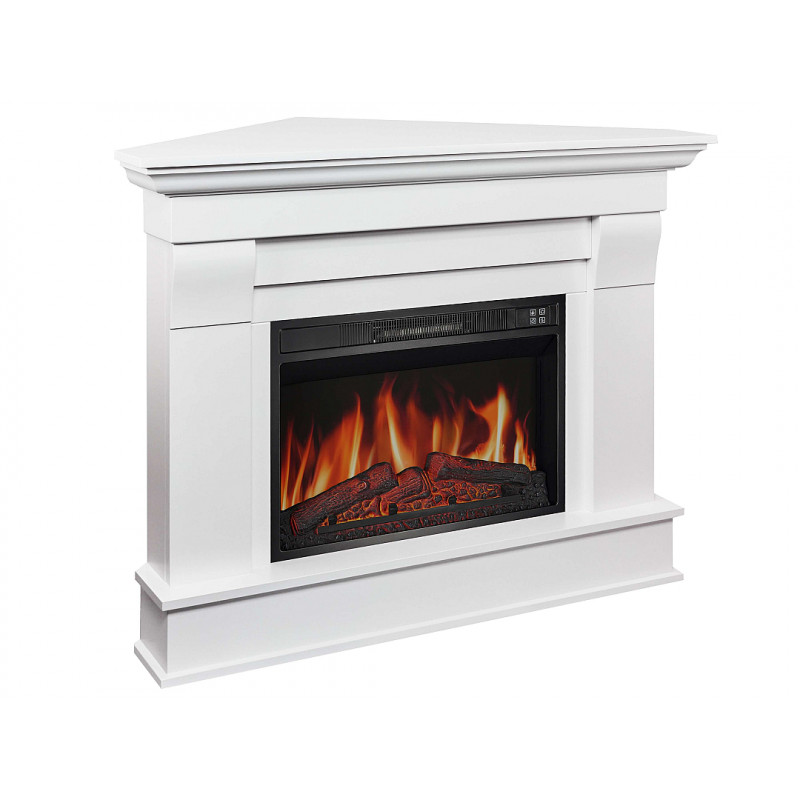 Електрокамін кутовий ArtiFlame Albion Corner AF23S білий