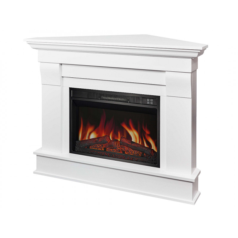 Електрокамін кутовий ArtiFlame Albion Corner AF23S білий