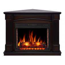 Електрокамін кутовий ArtiFlame Boston Corner AF28S махагон коричневий антик