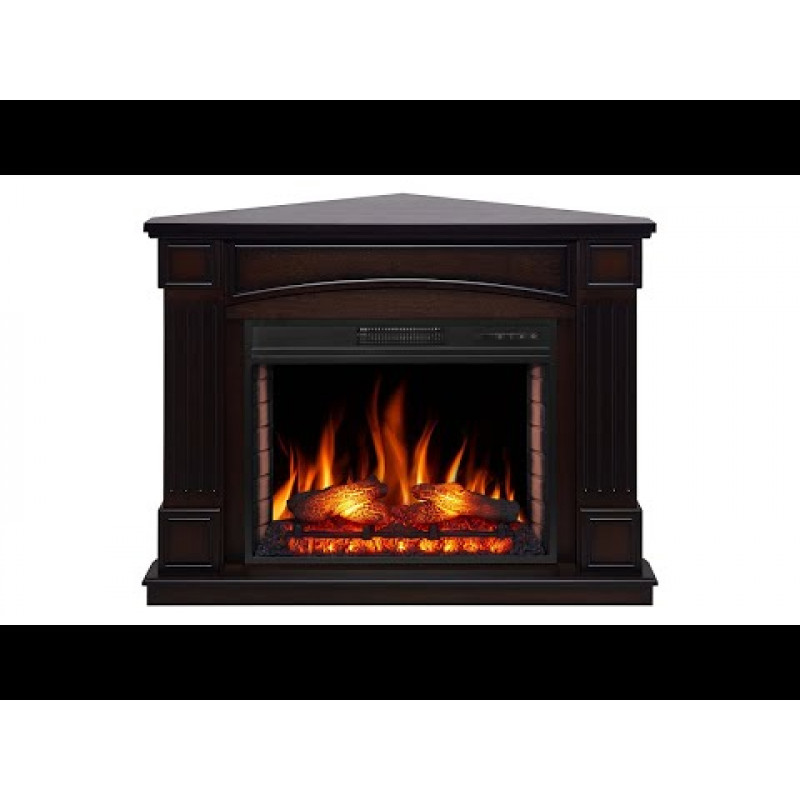 Електрокамін кутовий ArtiFlame Boston Corner AF28S махагон коричневий антик