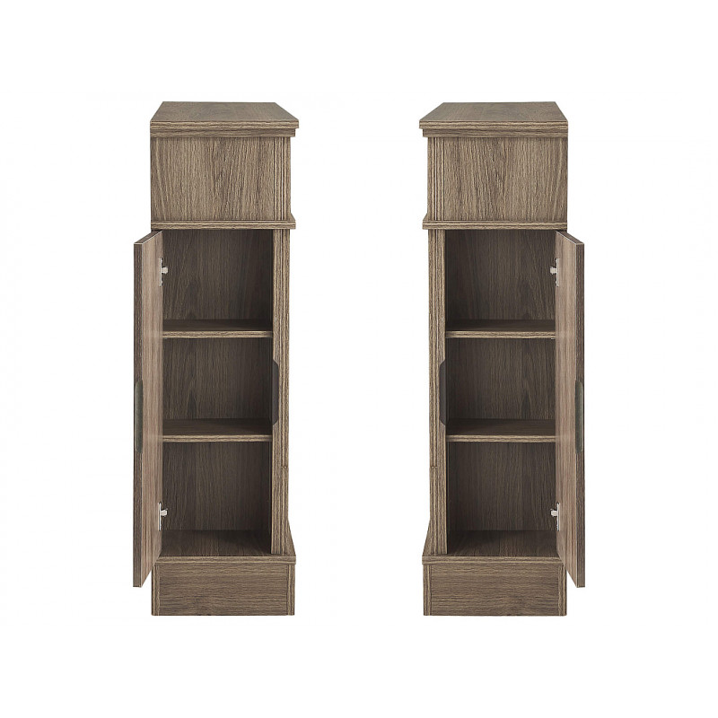 Електрокамін ArtiFlame For Living AF23BS дуб сірий
