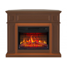 Електрокамін універсальний 2в1 ArtiFlame Linz AF23BS коричневий з LED підсвічуванням