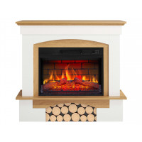 Електрокамін ArtiFlame Woodley AF23BS білий / дуб натуральний