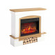 Електрокамін ArtiFlame Woodley AF23BS білий / дуб натуральний