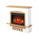 Електрокамін ArtiFlame Woodley AF23BS білий / дуб натуральний
