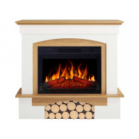 Електрокамін ArtiFlame Woodley AF23S білий / дуб натуральний