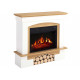 Електрокамін ArtiFlame Woodley AF23S білий / дуб натуральний