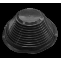 Покрівельний прохід Майстер Flash прямий круглий чорний (220-480 мм)