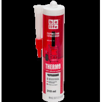 Термостійкий силіконовий герметик (червоний) для Мастер Флеша до 600°С, 310мл