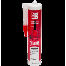 Термостійкий силіконовий герметик (червоний) для Мастер Флеша до 600°С, 310мл