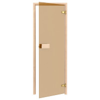 Скляні двері для лазні та сауни Classic бронза 70/200 (уцінка)