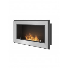 Біокамін Simple Fire FRAME 900 Inox зі склом