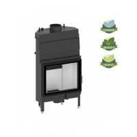 Каминная топка с водяным контуром Hitze ALBERO AQUASYSTEM ALAQS68X53.S-DI Стекло декор+дополнительное внутреннее стекло