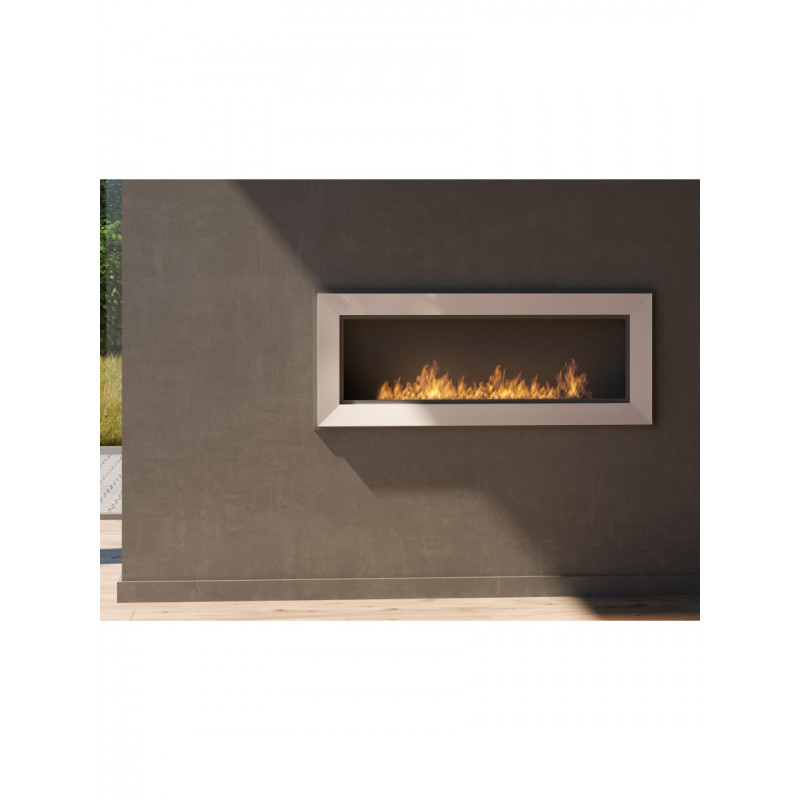 Біокамін Simple Fire FRAME 1200 Inox зі склом