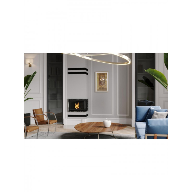 Камінна топка Defro Home IMPULS SM BP G (чорний шамот)