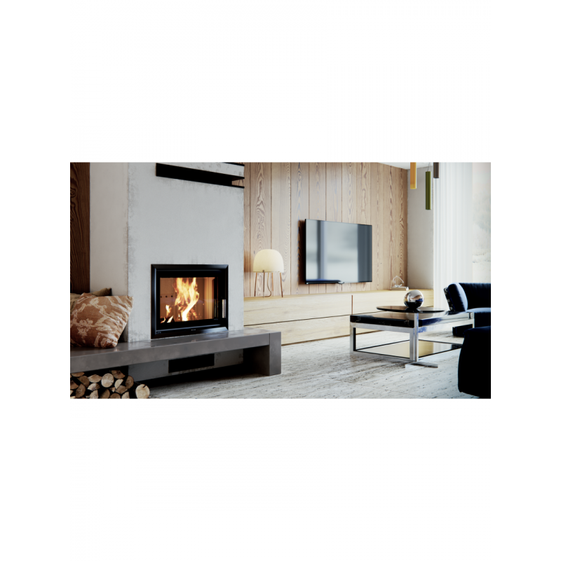 Камінна топка Defro Home INTRA SM (чорний шамот)