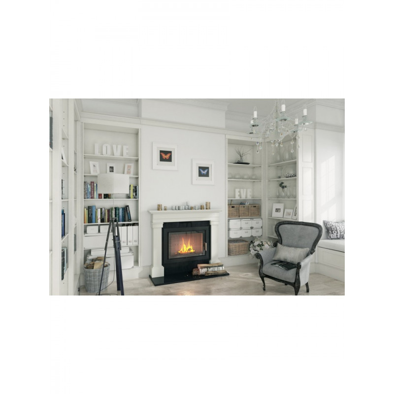 Камінна топка Defro Home INTRA SM (чорний шамот)