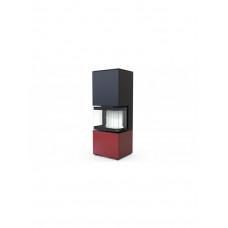 Камінна топка Defro Home INTRA XSM C ver. COMPACT 1 Червона