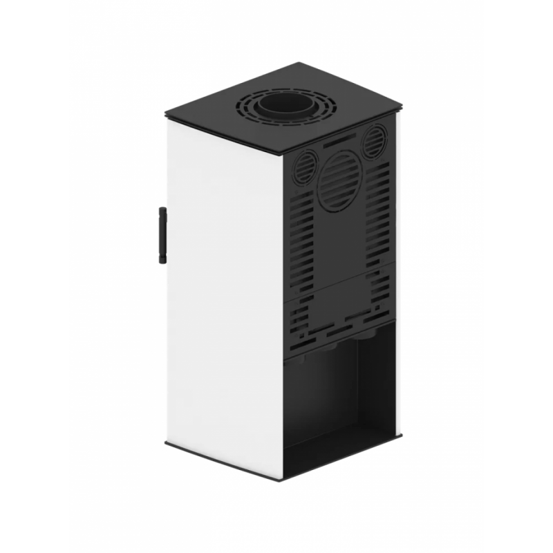 Сталева піч Hitze LUPO S White