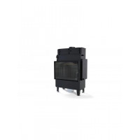 Камінна топка з водяним контуром Defro Home NAVI ME (чорний шамот)