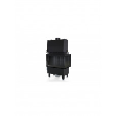 Камінна топка з водяним контуром Defro Home RIVA SM BP SHORT (чорний шамот)