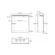 Камінокомплект AFLAMO SUND Дуб + 3D 60x60