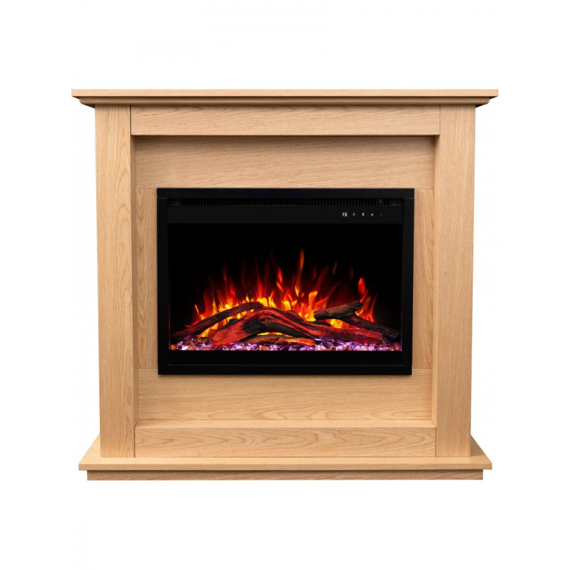 Камінокомплект AFLAMO SUND Дуб + 3D 60x60