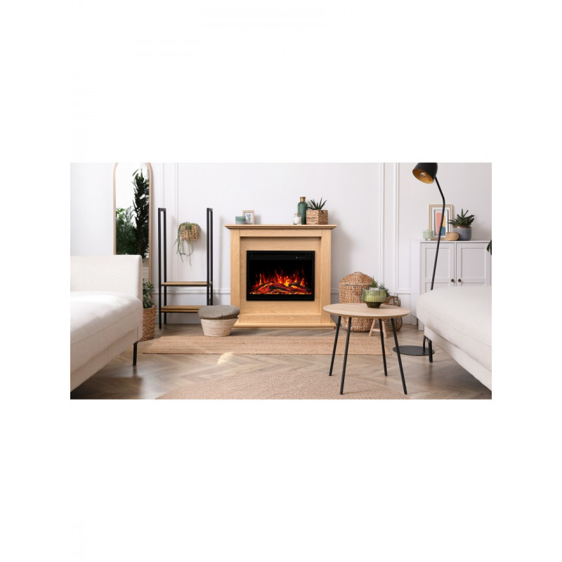 Камінокомплект AFLAMO SUND Дуб + 3D 60x60