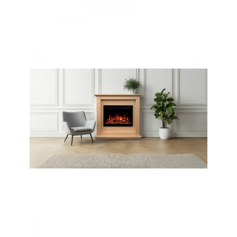 Камінокомплект AFLAMO SUND Дуб + 3D 60x60
