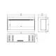 Електрокамін Aflamo SUPERB 3D 120