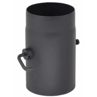 Шибер для димаря DARCO (2 мм) Ø150 з короткою ручкою
