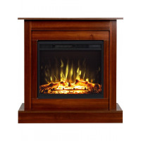 Камінокомплект Aflamo VIGO Горіх + LED 60