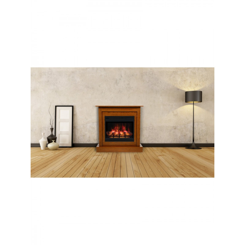 Камінокомплект Aflamo VIGO Темний дуб + LED 60 3D