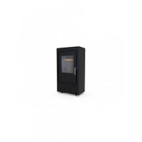 Сталева піч Defro Home VIVA Чорний (чорний шамот)