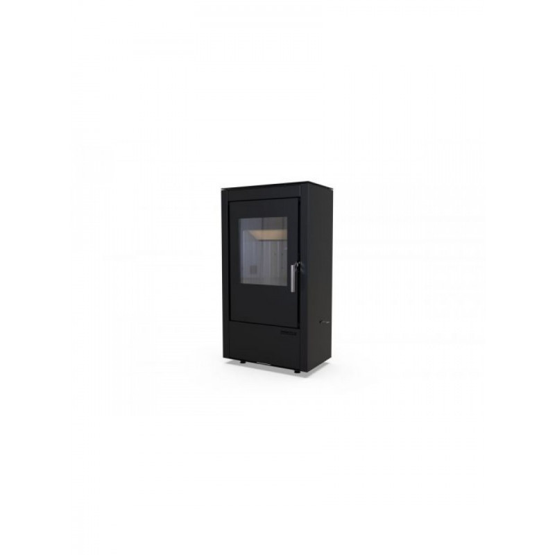 Сталева піч Defro Home VIVA Чорний (чорний шамот)