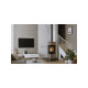 Сталева піч Defro Home QUADROOM LONG Чорний