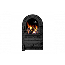 Дверцята чавунні для печі/барбекю Iron Fire Linda 310х530 мм з вогнетривким склом Robax