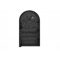 Дверца чугунная для печи/барбекю Iron Fire Linda 310х530 мм с огнеупорным стеклом Robax