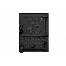 Дверцята чавунні для печі/барбекю Iron Fire Versace WG 370х485 мм