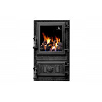 Дверца чугунная для печи/барбекю Iron Fire Aventa 295x500 мм с огнеупорным стеклом Robax