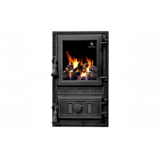 Дверцята чавунні для печі/барбекю Iron Fire Aventa 295x500 мм з вогнетривким склом Robax